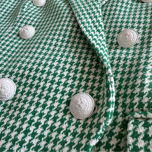 L’AGENCE Kenzie Double-Breasted Blazer in Grass Green - Picture 13 of 13